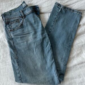 Men’s Wrangler Light Blue Straight Jeans